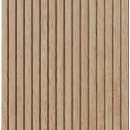 Designs Of Distinction 3/4" Tall Bevel Slat Tambour - Red Oak (12"W x 48"L) 011248202AK1